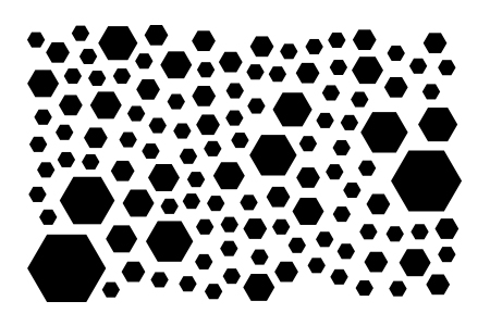Hexagon Confetti Stencil-0