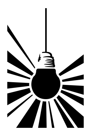 Light Bulb Stencil-0
