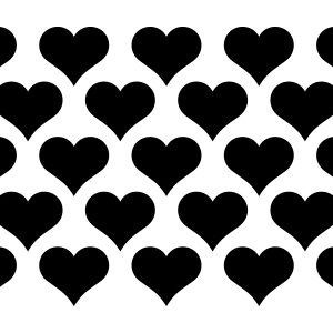 Chunky Heart Stencil-0