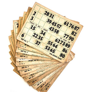Lotto Game Cards x2