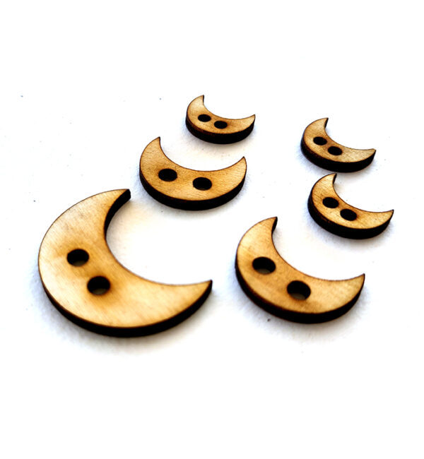 Crescent Moon Buttons - Image 2