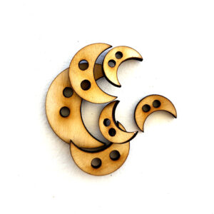 Crescent Moon Buttons