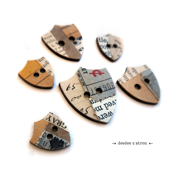 Collaged Buttons - SHIELD - Image 2