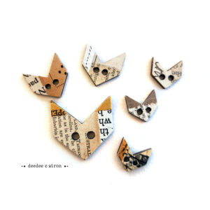 Collaged Buttons - CHEVRON
