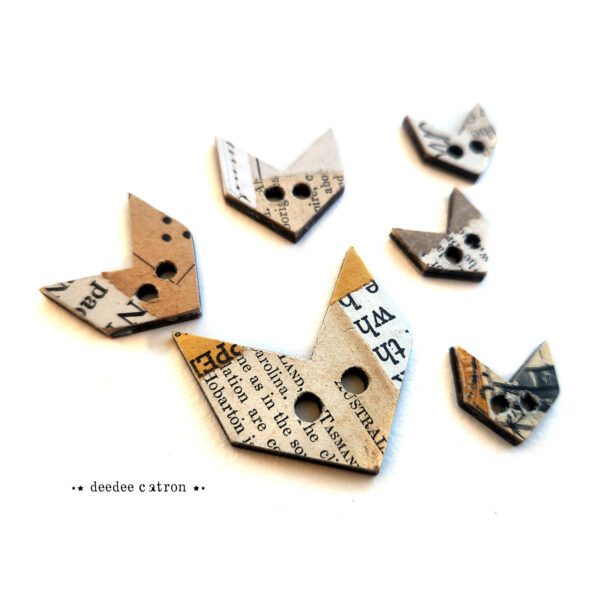 Collaged Buttons - CHEVRON - Image 2