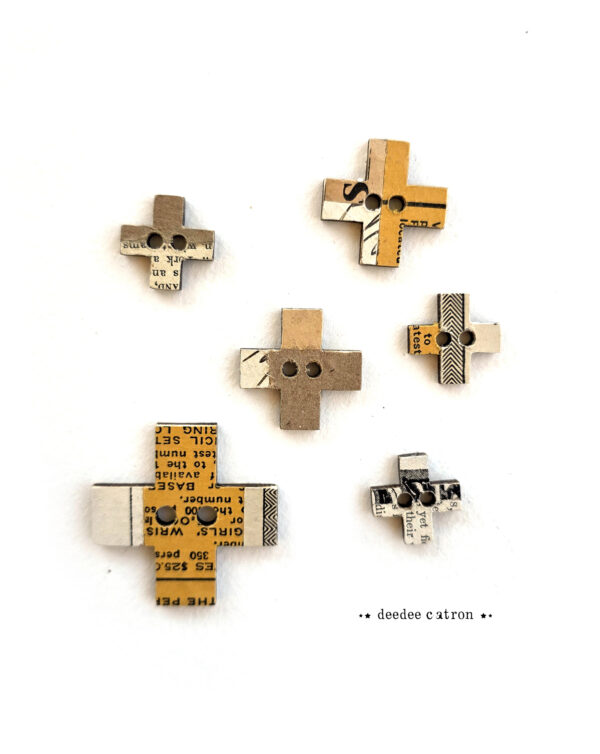 Collaged Buttons - PLUS
