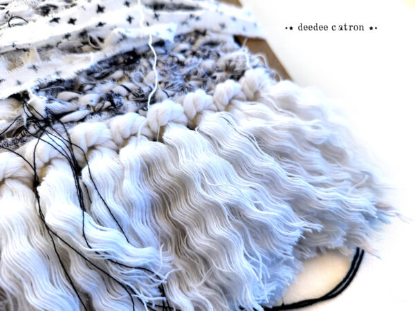 4x6 Woven Cover Book - Black & White - Image 2