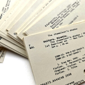 Library Index Cards
