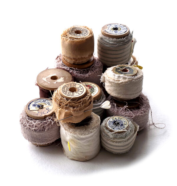 Vintage Fabric Spools