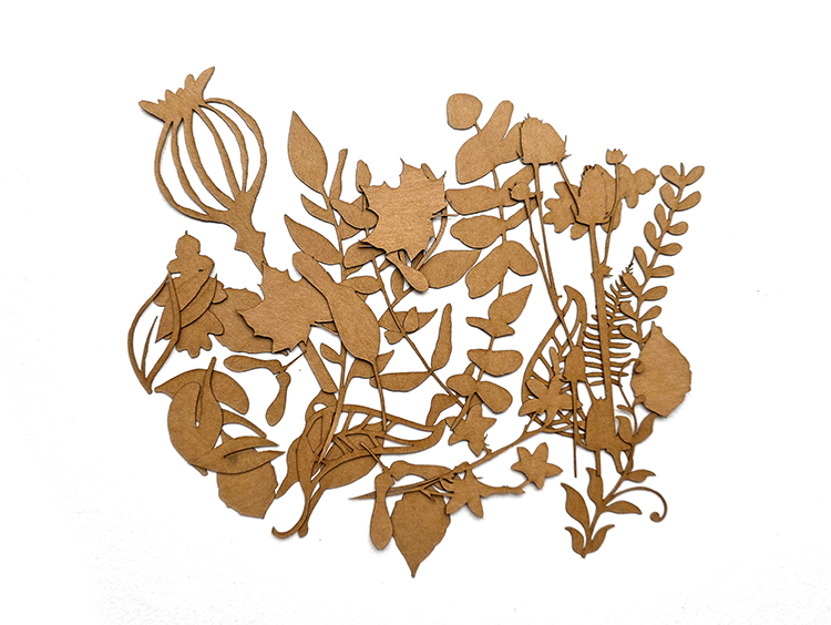 UmWOW Cuts – Florals – Kraft Card