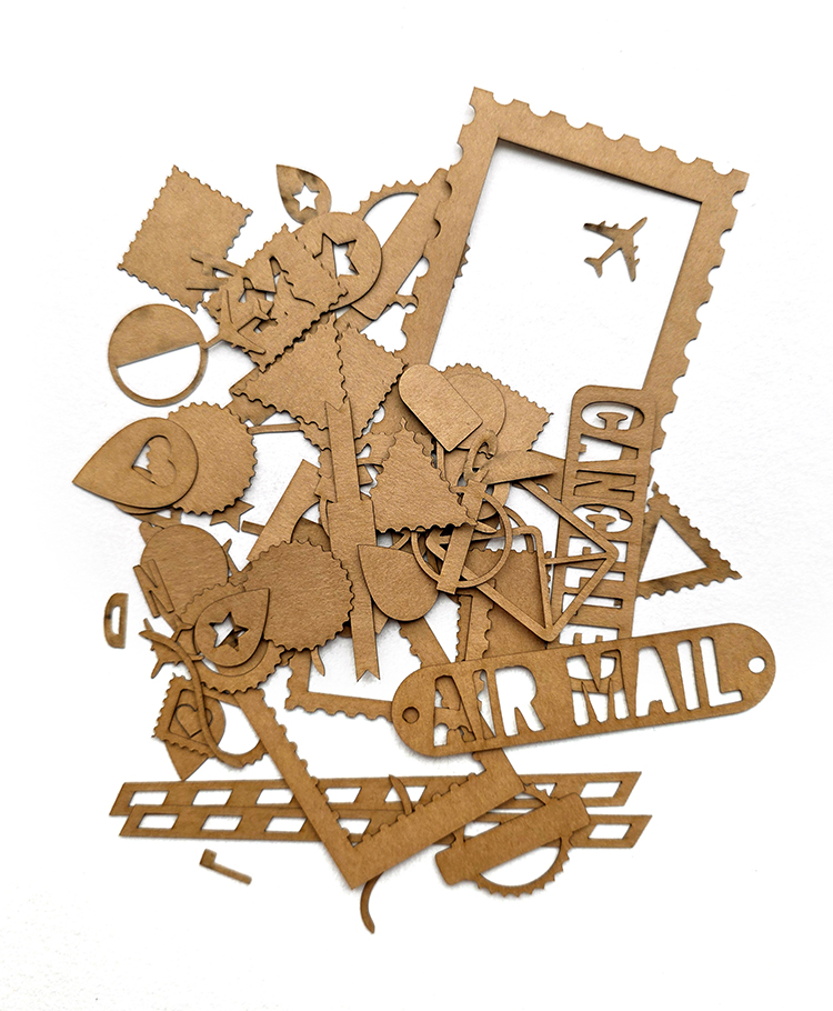 UmWOW Cuts – Airmail – Kraft Card