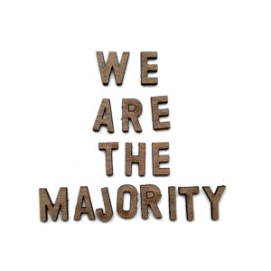 We Are The Majority Box font