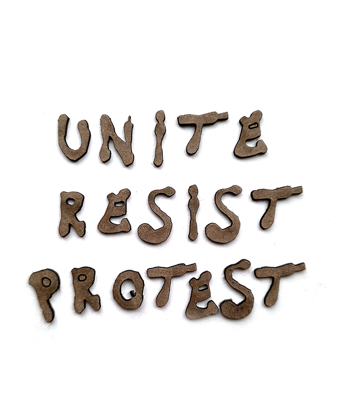 Unite Resist Protest Spray Paint
