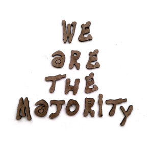 We Are The Majority Spray Paint