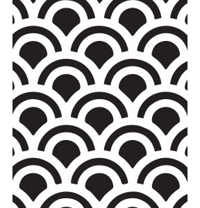 Scallop Stencil