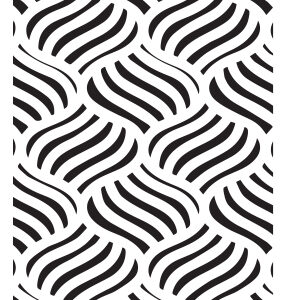 Wave Tile Stencil