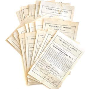 Rebekah Lodge Membership Sheet
