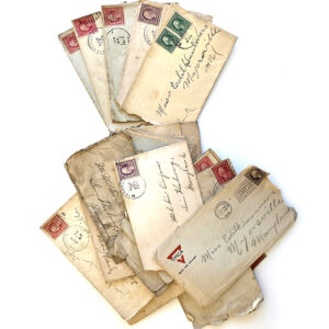 Grungy Empty Envelopes x2
