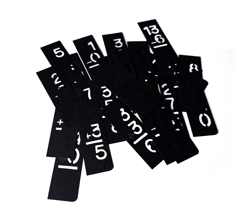 UmWOW Cuts – Mini Flashcard Stencils BLACK - Image 2