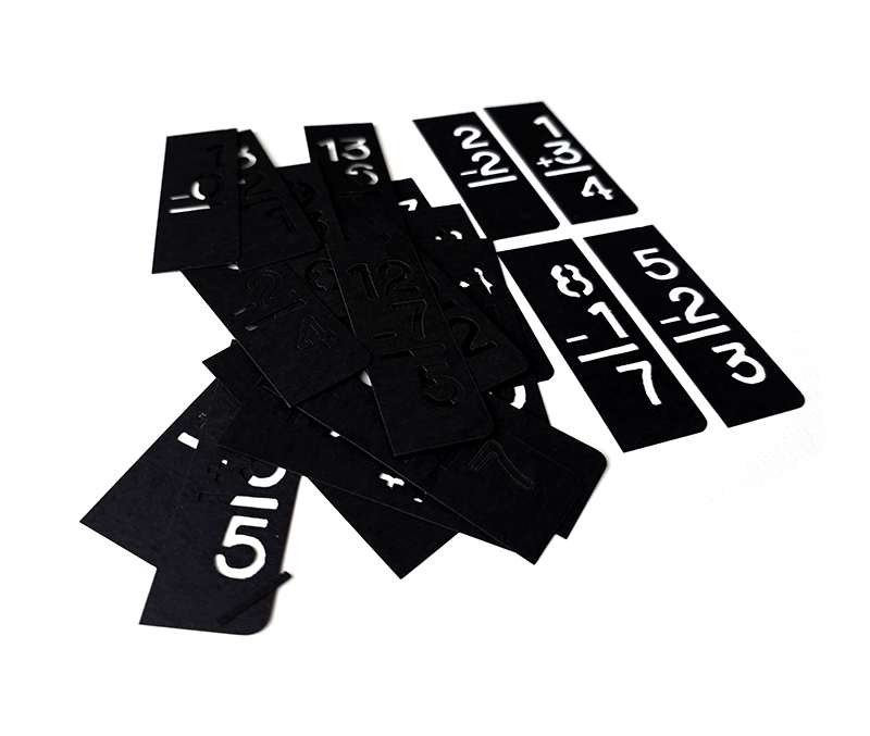 UmWOW Cuts – Mini Flashcard Stencils BLACK - Image 3