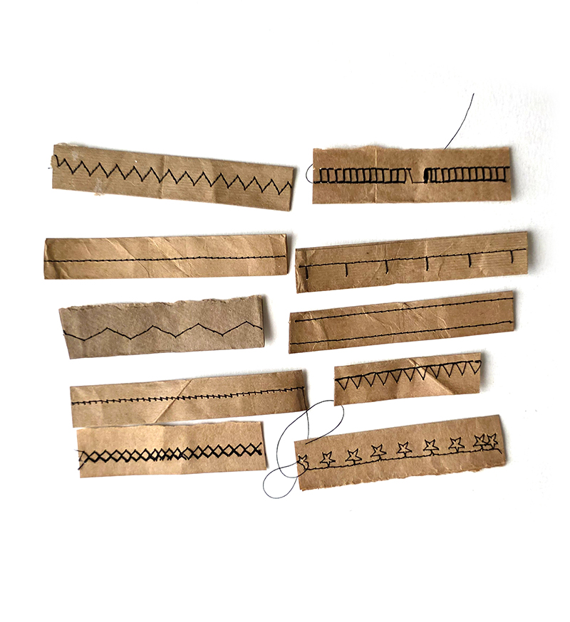 Scrap Medley : Stitched Kraft