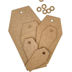 Kraft Tags : Coffin MIX