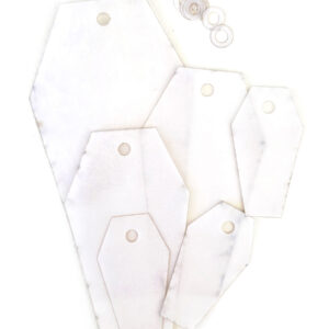 Paper Vellum Tags : Coffin MIX